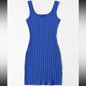 Shein Bodycon Mini Dress Blue